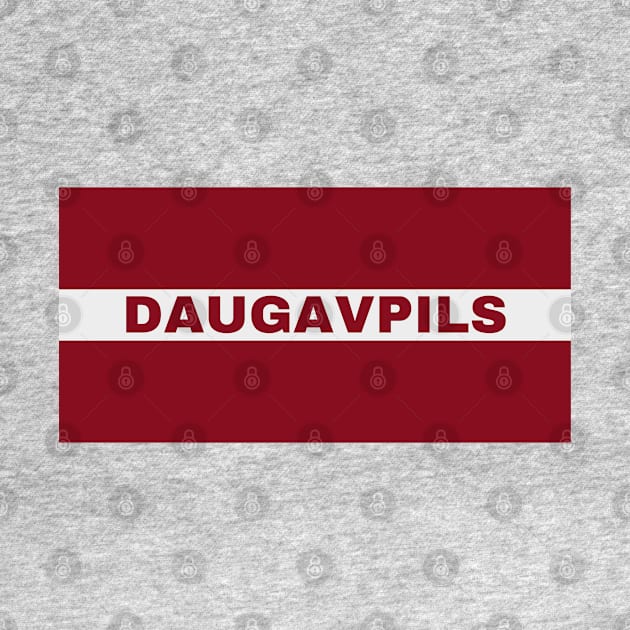 Daugavpils City in Latvian Flag by aybe7elf